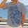Blue Tropical Botanicals for Relaxed Everyday Style and Summer Getaways for All All-over Print Unisex T-shirt - 2