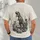 Vintage Dinosaur And Bearded Man Scene For Everyday Prehistoric Adventure Fans All-over Print Unisex T-shirt - 4
