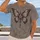 Gothic Butterfly Star Motif for Alternative Everyday Style and Festival Outfits All-over Print Unisex T-shirt - 2