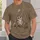 Wide-Eyed Owl on Blossom Branch for Nature Lovers and Everyday Woodland Outings All-over Print Unisex T-shirt - 6