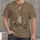 Wide-Eyed Owl on Blossom Branch for Nature Lovers and Everyday Woodland Outings All-over Print Unisex T-shirt - 1