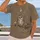 Wide-Eyed Owl on Blossom Branch for Nature Lovers and Everyday Woodland Outings All-over Print Unisex T-shirt - 2