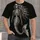 Skeleton Mermaid Engraving for Gothic Nights and Everyday Alternative Style All-over Print Unisex T-shirt - 1