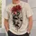 Red Spider Lily and Cracked Mask for Dark Streetwear and Everyday Alternative Style All-over Print Unisex T-shirt - 6