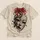Red Spider Lily and Cracked Mask for Dark Streetwear and Everyday Alternative Style All-over Print Unisex T-shirt - 5