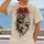 Red Spider Lily and Cracked Mask for Dark Streetwear and Everyday Alternative Style All-over Print Unisex T-shirt - 2