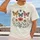 Butterfly Bee And Wildflower Garden Motif For Casual Nature Days All-over Print Unisex T-shirt - 2