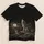 Howling Wolf and Moon Canyon Scene for Outdoor Adventures and Casual Everyday Style All-over Print Unisex T-shirt - 5