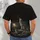 Howling Wolf and Moon Canyon Scene for Outdoor Adventures and Casual Everyday Style All-over Print Unisex T-shirt - 4
