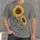 Twin Sunflowers Botanical Floral Art for Casual Everyday Wear and Nature Lovers Gift All-over Print Unisex T-shirt - 1