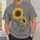 Twin Sunflowers Botanical Floral Art for Casual Everyday Wear and Nature Lovers Gift All-over Print Unisex T-shirt - 6