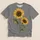 Twin Sunflowers Botanical Floral Art for Casual Everyday Wear and Nature Lovers Gift All-over Print Unisex T-shirt - 5
