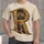 Antique Stone Letter R with Mountain Vista for Everyday Casual and Outdoor Wear All-over Print Unisex T-shirt - 1