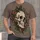 Skull Butterfly Floral Motif for Alternative Everyday Style and Unisex Gift Giving All-over Print Unisex T-shirt - 1