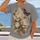 Vintage Peony and Butterfly Collage for Everyday Bohemian Style and Nature Lovers All-over Print Unisex T-shirt - 2