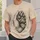 Bear Paw and Human Hand Engraving for Outdoor Adventures and Everyday Casual Wear All-over Print Unisex T-shirt - 6