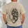 Bear Paw and Human Hand Engraving for Outdoor Adventures and Everyday Casual Wear All-over Print Unisex T-shirt - 4