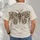 Botanical Moth With Blush Roses for Nature Lovers, Casual Days and Outdoor Adventures All-over Print Unisex T-shirt - 4