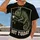 Sleepy Green Chameleon With Coffee For Laid-Back Everyday Casual Wear All-over Print Unisex T-shirt - 2