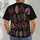 Burgundy Botanical Leaves for Everyday Casual Wear and Nature-Loving Friends Outdoors All-over Print Unisex T-shirt - 4