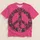 Floral Peace Sign Wreath for Everyday Boho Style and Nature-Loving Friends All-over Print Unisex T-shirt - 5