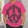 Floral Peace Sign Wreath for Everyday Boho Style and Nature-Loving Friends All-over Print Unisex T-shirt - 6