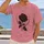 Moonlit Black Rose and Crescent Celestial Motif for Everyday Romantic Style and Gift Giving All-over Print Unisex T-shirt - 2