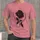 Moonlit Black Rose and Crescent Celestial Motif for Everyday Romantic Style and Gift Giving All-over Print Unisex T-shirt - 1