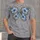 Blue Floral Butterfly with Soft Gray Tones for Everyday Casual Style All-over Print Unisex T-shirt - 1