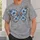 Blue Floral Butterfly with Soft Gray Tones for Everyday Casual Style All-over Print Unisex T-shirt - 6