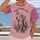 Tabby Kitten and Butterfly Artwork for Cozy Everyday Style and Cat Lovers All-over Print Unisex T-shirt - 2