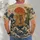 Capybara in Ramen Bowl Ukiyo-E Scene for Cozy Foodie Streetwear Gift Giving All-over Print Unisex T-shirt - 4