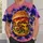 Giant Double Cheeseburger With Electric Storm For Casual Foodie Streetwear All-over Print Unisex T-shirt - 6