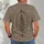 Botanical Fern and Ornate Oval for Nature Walks and Everyday Outdoor Style All-over Print Unisex T-shirt - 4