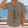 Botanical Fern and Ornate Oval for Nature Walks and Everyday Outdoor Style All-over Print Unisex T-shirt - 2