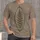 Botanical Fern and Ornate Oval for Nature Walks and Everyday Outdoor Style All-over Print Unisex T-shirt - 1