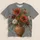 Terracotta Vase Wildflower Bouquet for Garden Walks and Everyday Nature Lovers All-over Print Unisex T-shirt - 5