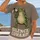 Vintage Green Frog With Megaphone For Bold Everyday Humor And Casual Streetwear Fans All-over Print Unisex T-shirt - 2