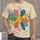 Colorful Daisy Flower for Casual Summer Outings and Everyday Wear for Teens and Adults All-over Print Unisex T-shirt - 1