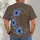 Blue Floral Crescent Wreath for Everyday Casual Style and Nature Lovers All-over Print Unisex T-shirt - 4