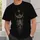 Moon Crescent Skeleton Celestial Art for Everyday Outings and Night Sky Fans All-over Print Unisex T-shirt - 6