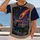Meteor Shower Over City at Night for Stargazing Fans and Everyday Urban Adventures All-over Print Unisex T-shirt - 2