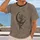 Black Lily Crescent Moon Gothic Floral for Everyday Alternative Style and Night Out All-over Print Unisex T-shirt - 2