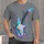 Neon Electric Guitar And Geometric Energy For Music Lovers And Live Concert Nights All-over Print Unisex T-shirt - 1