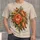 Orange Peony Bouquet for Casual Days and Garden Lovers, Vintage Botanical Style Apparel All-over Print Unisex T-shirt - 1