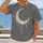 Melting Crescent Moon and Stars for Dreamy Night Sky Lovers and Cosmic Style Fans Everyday All-over Print Unisex T-shirt - 2