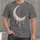 Melting Crescent Moon and Stars for Dreamy Night Sky Lovers and Cosmic Style Fans Everyday All-over Print Unisex T-shirt - 1