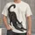 Playful Stretching Cat Sketch for Everyday Casual Style and Thoughtful Cat Lover Gifts All-over Print Unisex T-shirt - 1