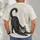 Playful Stretching Cat Sketch for Everyday Casual Style and Thoughtful Cat Lover Gifts All-over Print Unisex T-shirt - 4