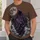Hooded Reaper Beneath Full Moon for Halloween Nights and Everyday Gothic Streetwear All-over Print Unisex T-shirt - 6
